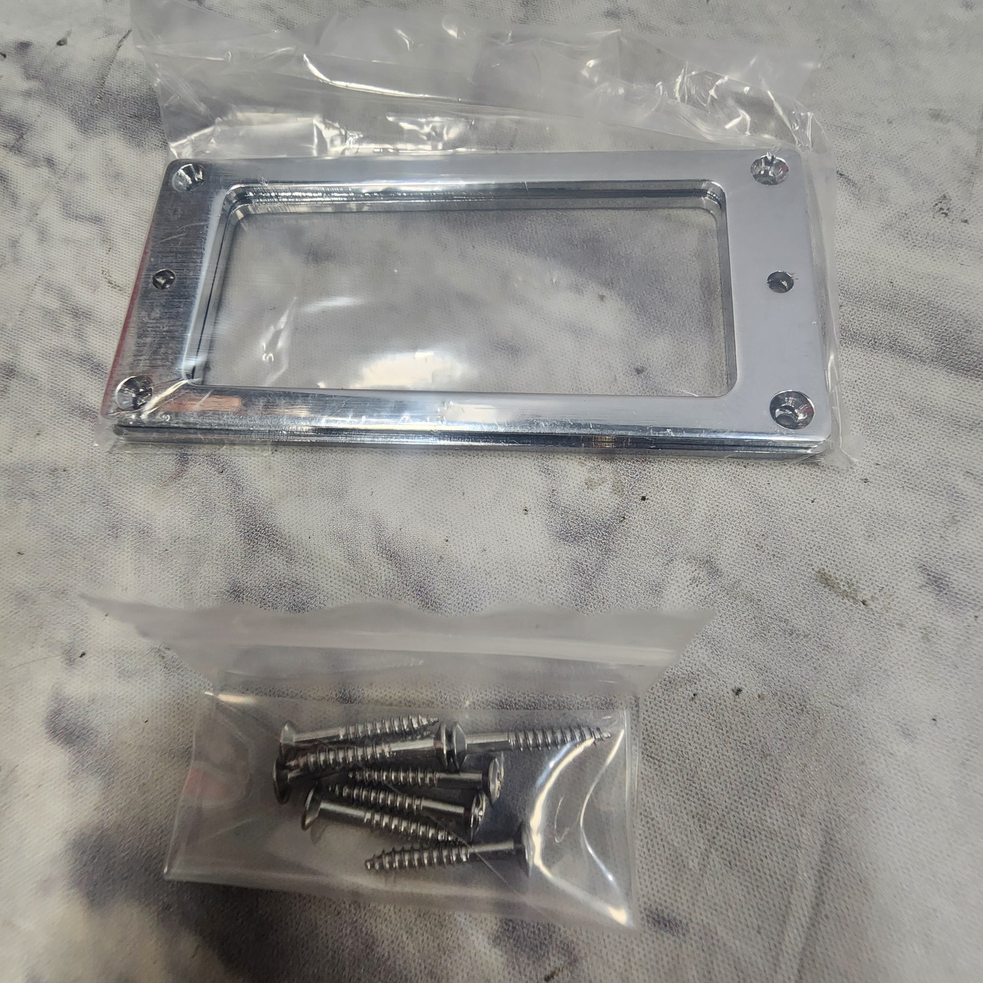 Unknown Chrome Flat Filtertron Ring Pair for Artec Entwstile Pickup