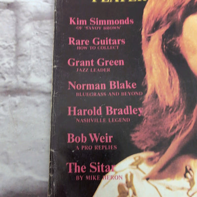 Vintage Guitar Player Magazine January 1975 Kim Simmonds of Savoy Brown