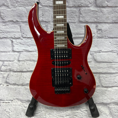 Dean MAB3 Michael Batio Flame Top Trans Red