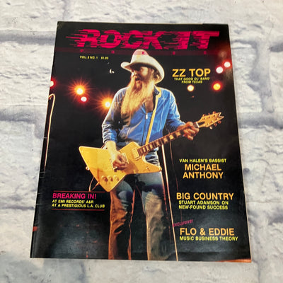 Rock It Vol. 2 NO. 1 "ZZ TOP" - Vintage Magazine