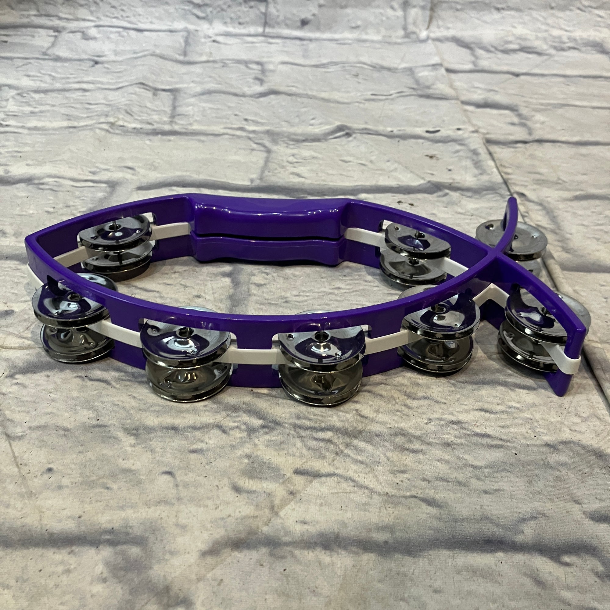 Unknown Purple Jesus Fish Tambourine