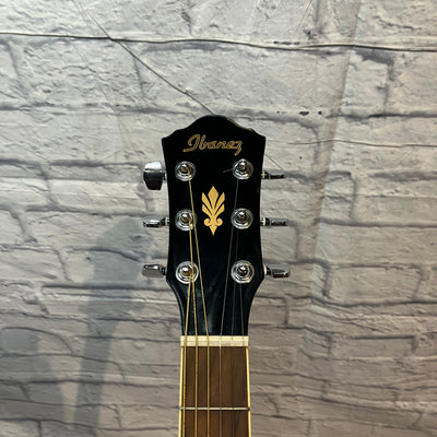 Ibanez AEG5 Thinline Acoustic Guitar Black