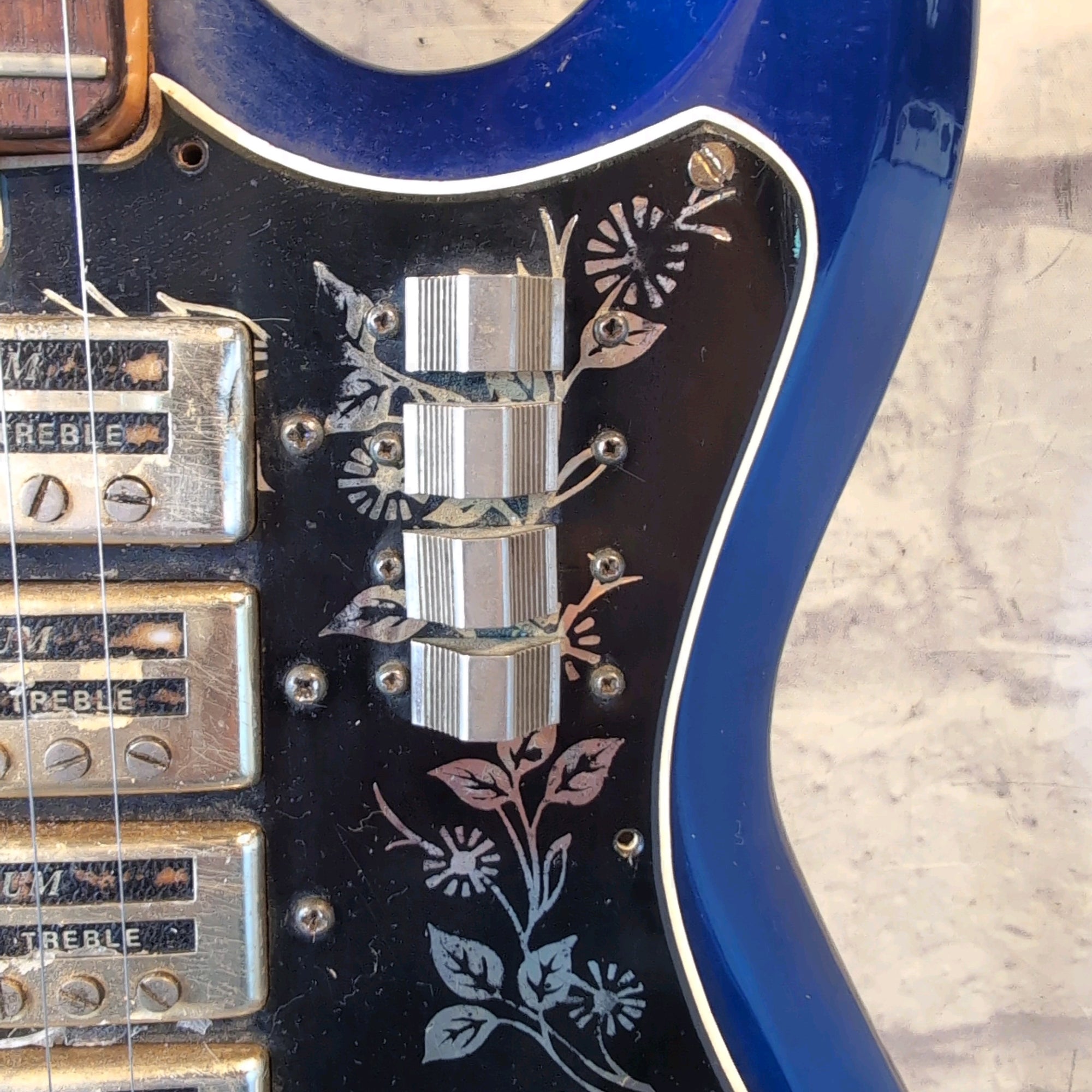 Vintage 1960s Teisco ET-440 Spectrum 4 Electric Guitar