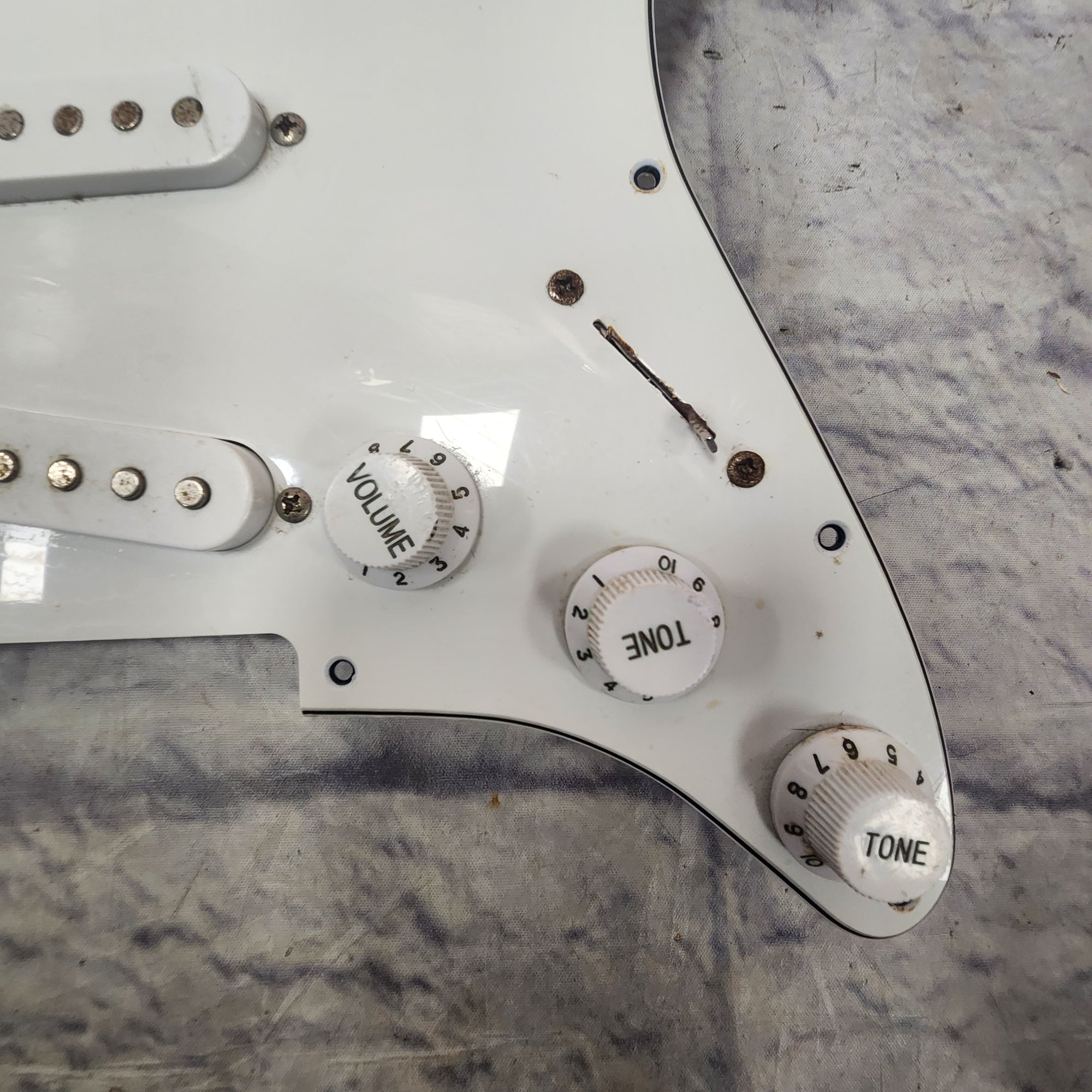 Unknown Loaded Strat Pickguard SSS