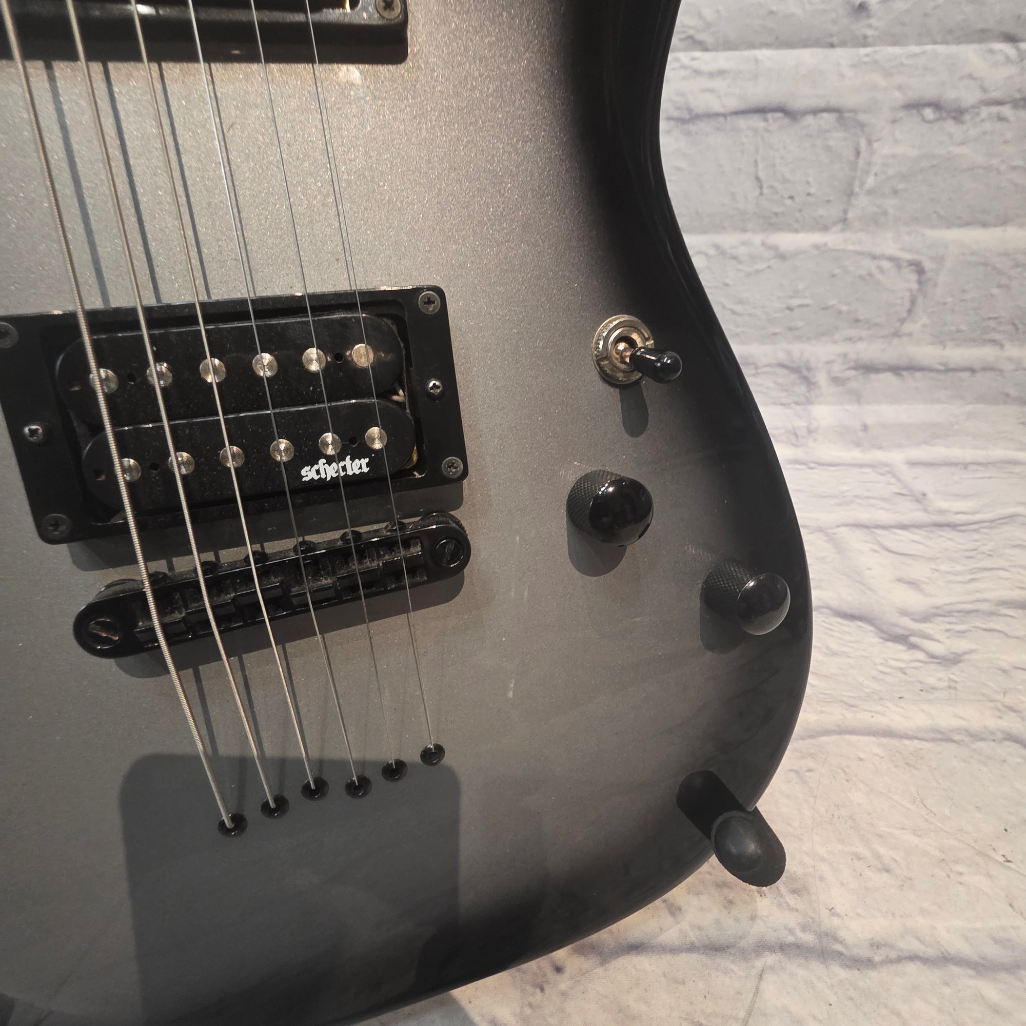 Schecter C-6 Elite Diamond Series - Silver Burst Electric Guitar