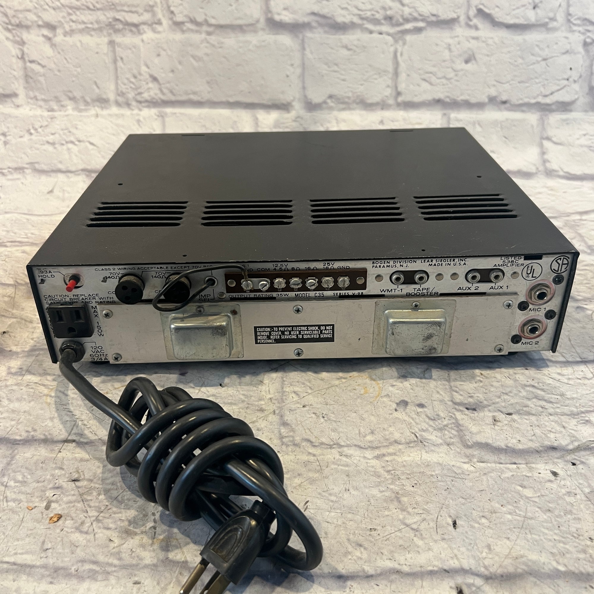 Bogen C35 35-Watt Powered Mixer