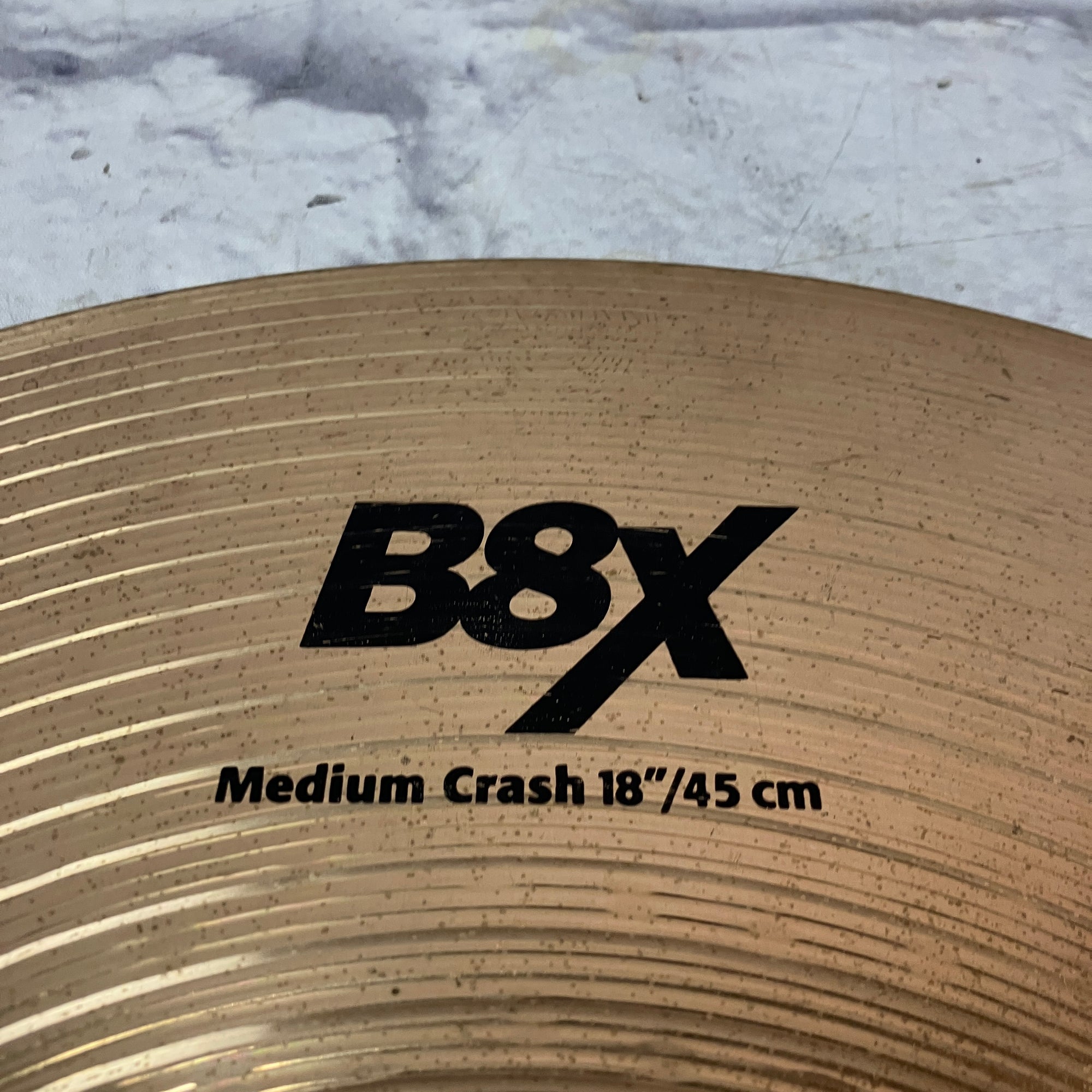 Sabian B8X 18 Inch Medium Crash