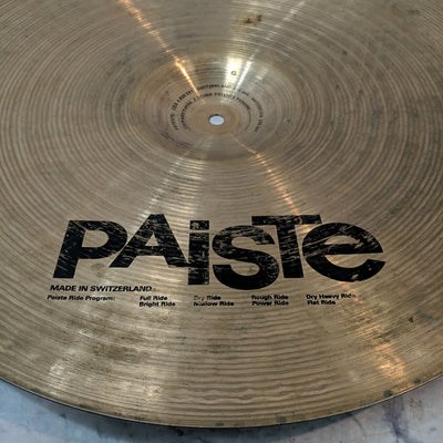 Paiste 20 Signature Bridge Ride Cymbal