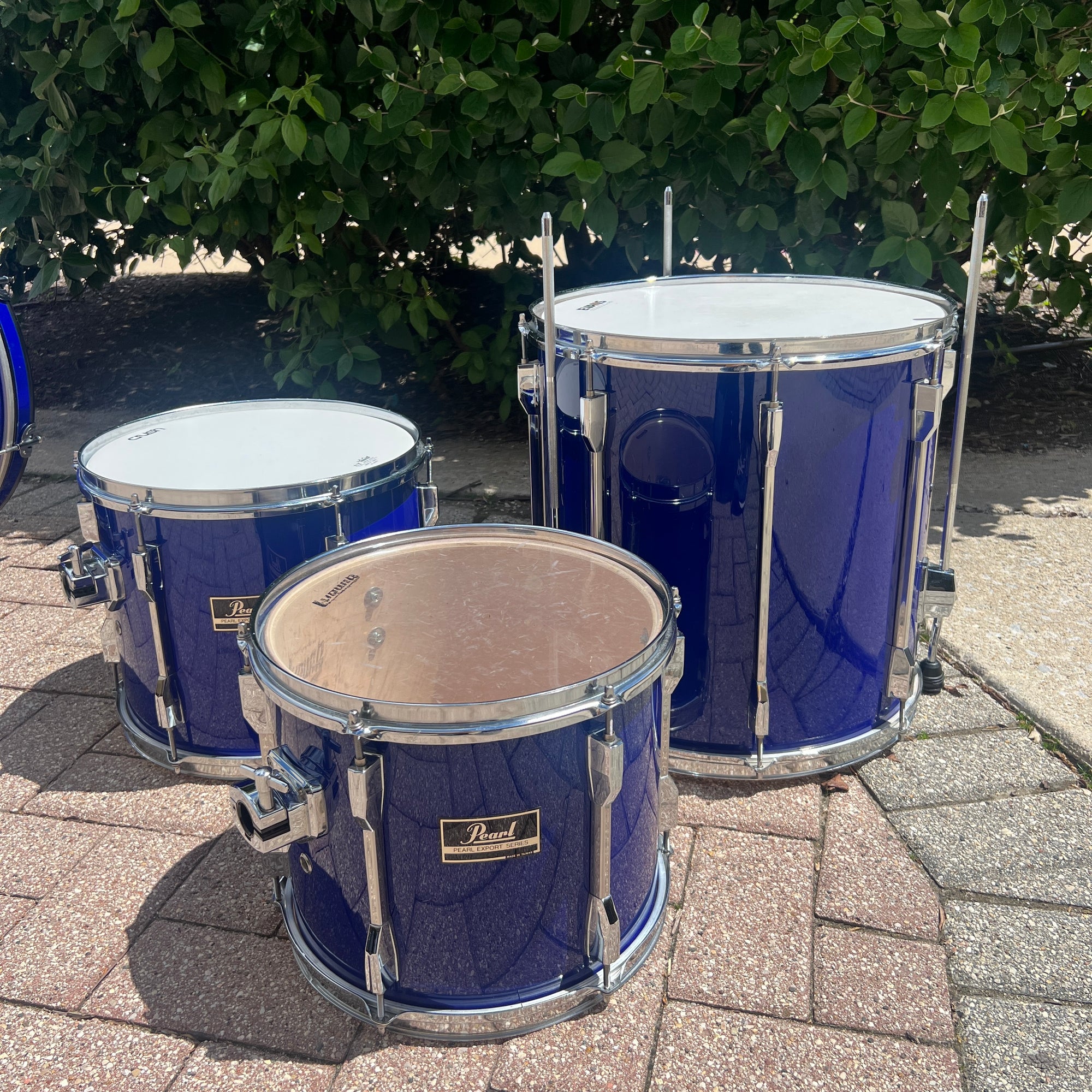 Pearl 1980s Export 4pc Kit Power Toms Royal Cobalt Blue