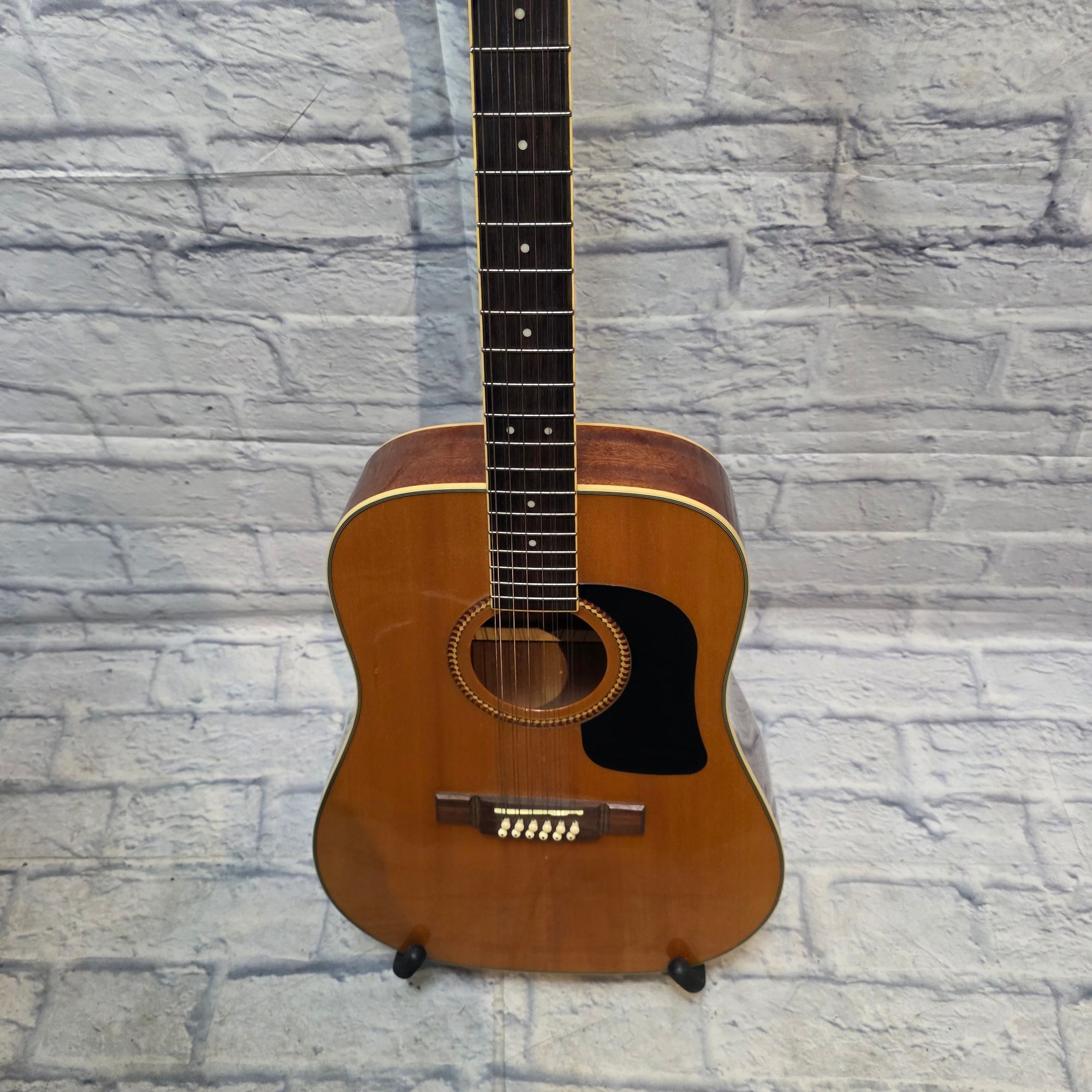 Washburn D10S12 Nat With Hard Case 12 String Acoustic Guitar