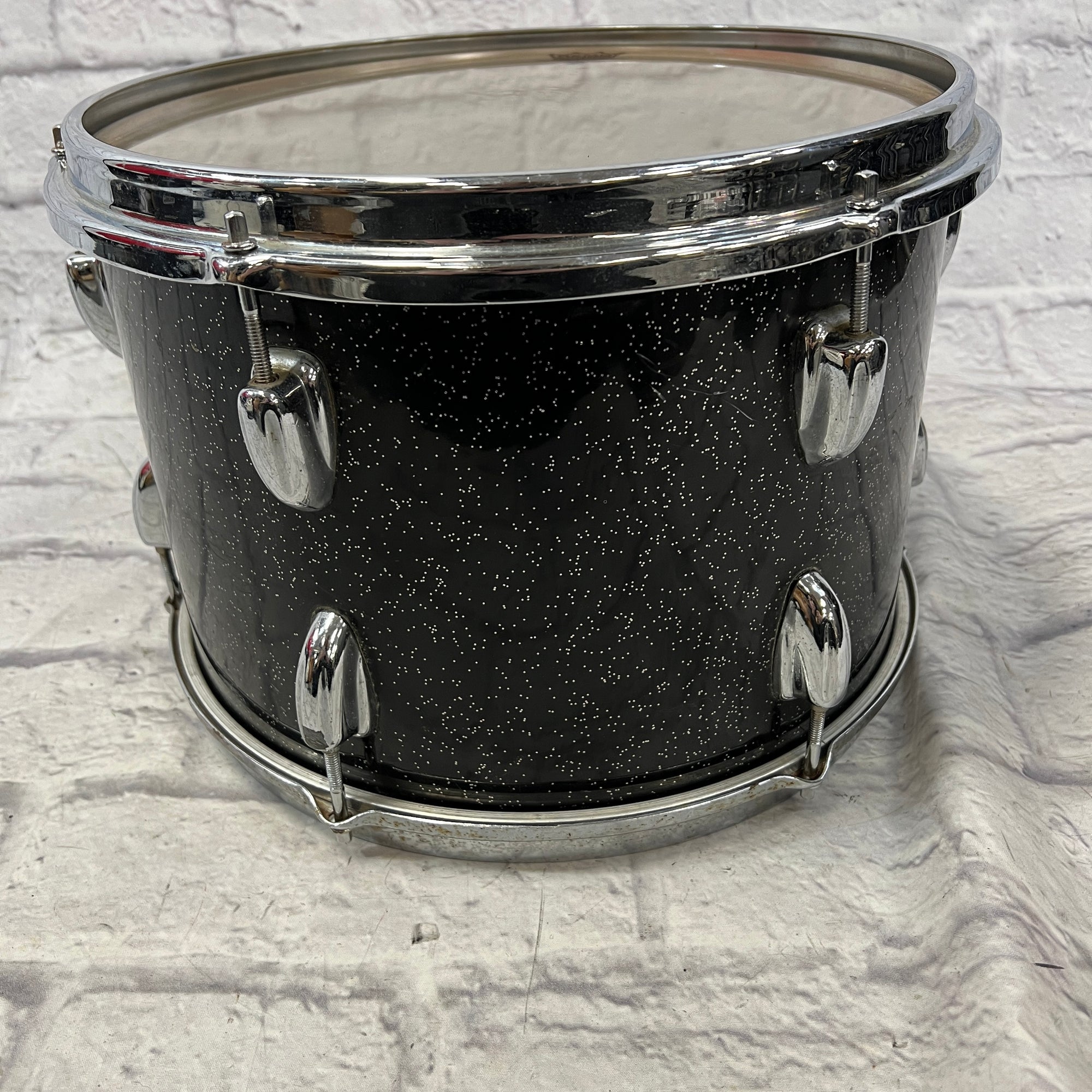 Slingerland 1964 13x9 Black Sparkle Rack Tom