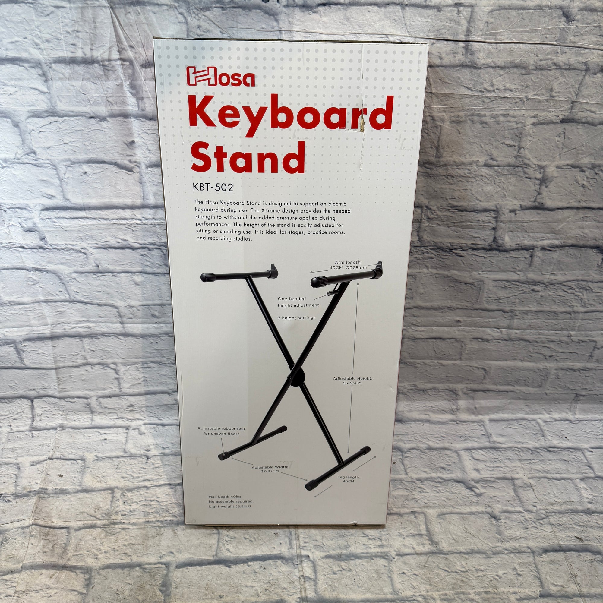 Hosa Keyboard X Frame Stand KBT502