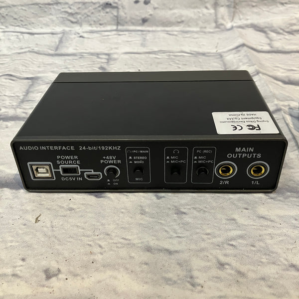 Xtuga E-22 Audio Interface - Evolution Music