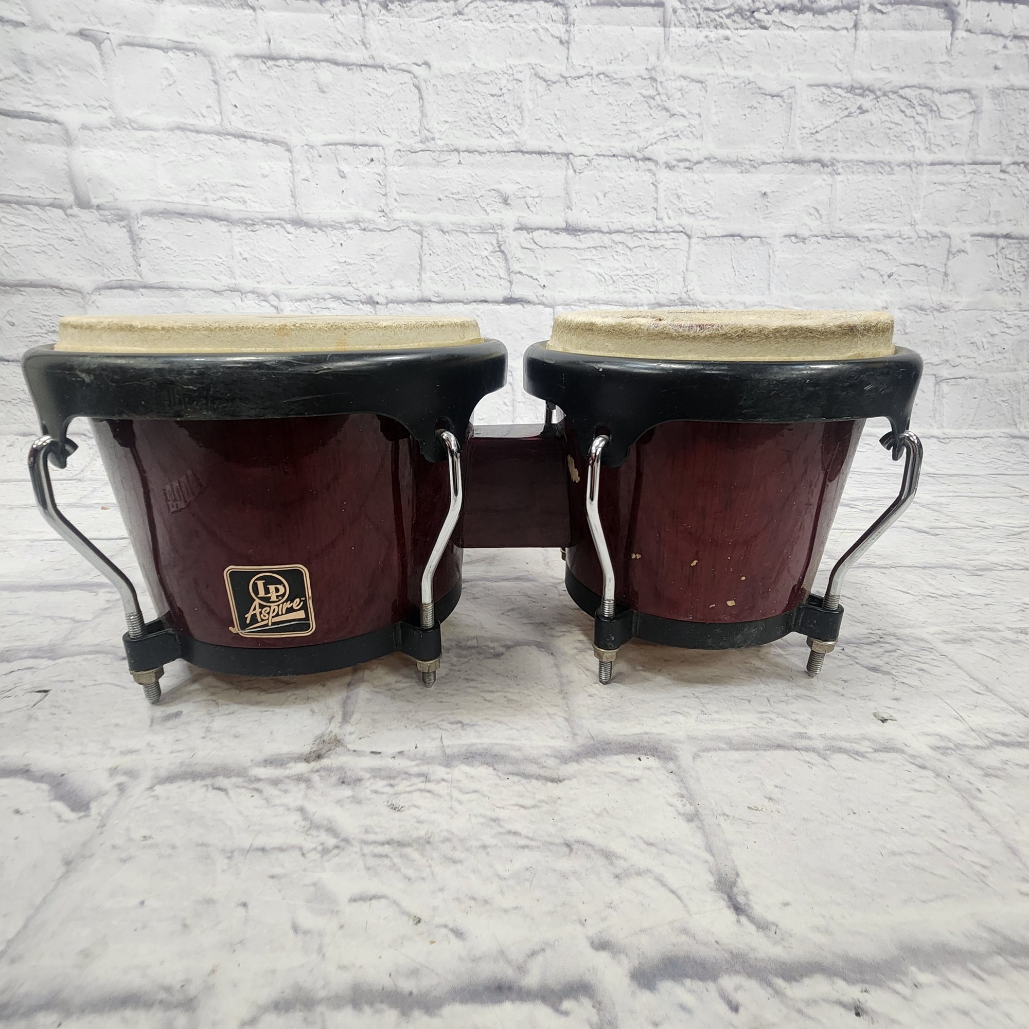 LP Latin Percussion Aspire Bongos AS IS Needs Head