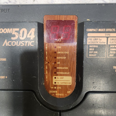 Zoom 504 Multi Effects Pedal for Acoustic Guitar