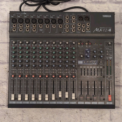 Yamaha MX12/4 12-Channel Mixer Mixing Board w/ DSP