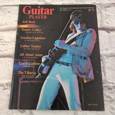 Guitar Player December 1973 Jeff Beck Vintage Guitar Magazine