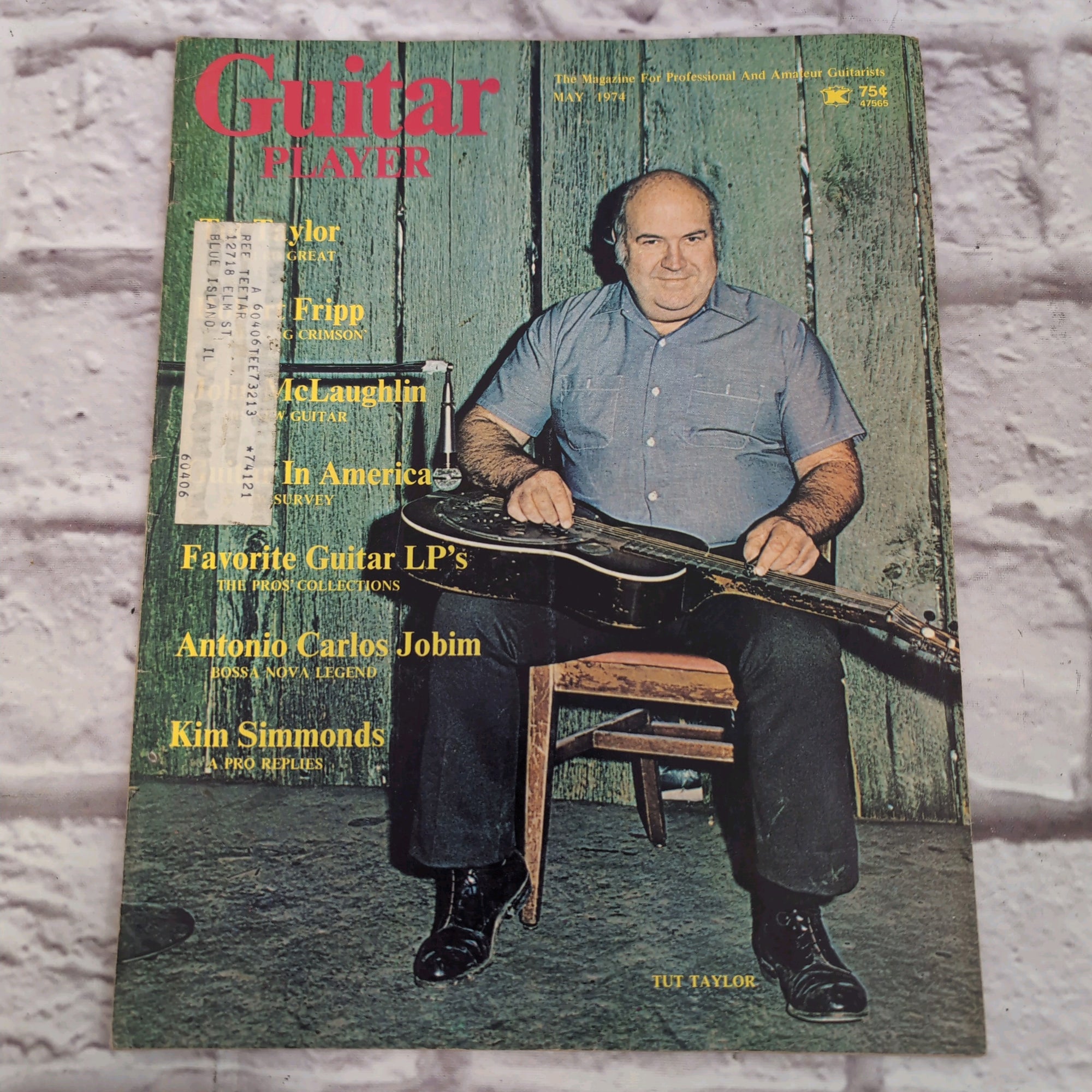 Guitar Player May 1974 Tut Taylor / Robert Fripp Vintage Guitar Magazine