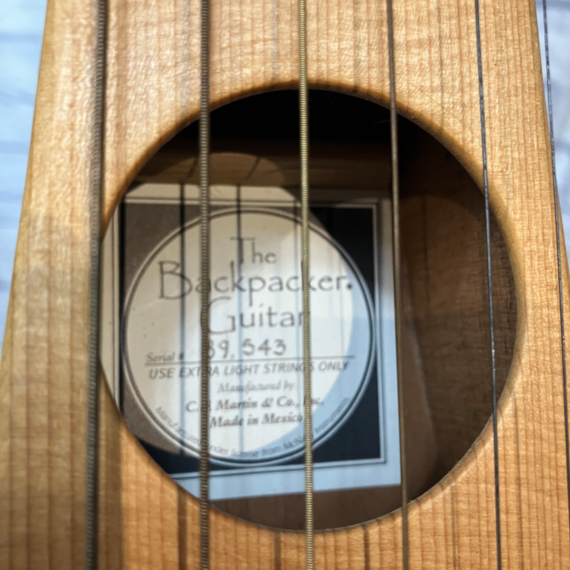 Martin The Backpacker Guitar w/ bag - Travel Guitar