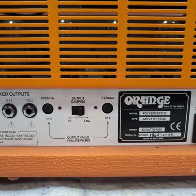 Orange Amps Rockerverb 50 mk1 Tube Amp Head