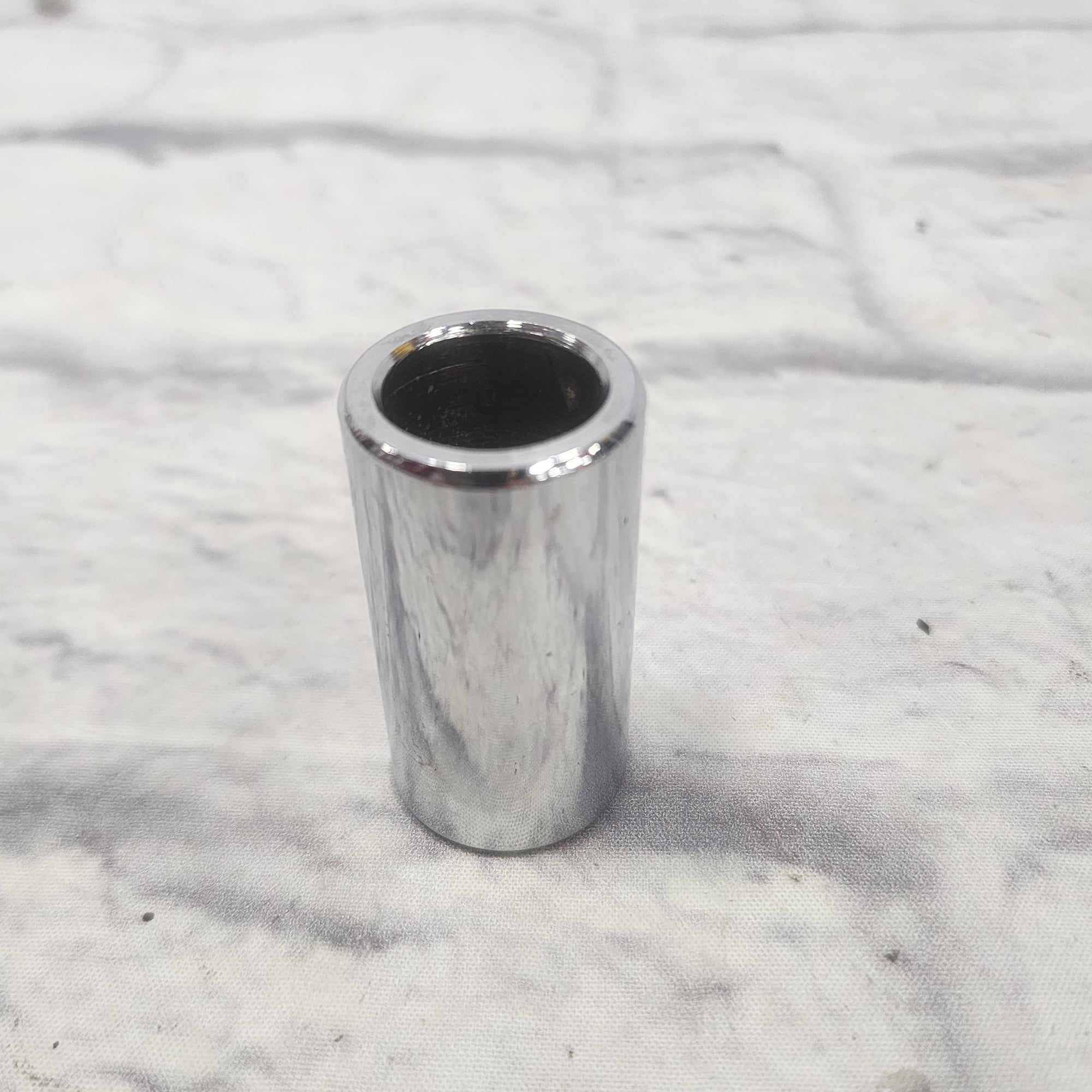 Unknown Chrome over Brass Guitar Slide