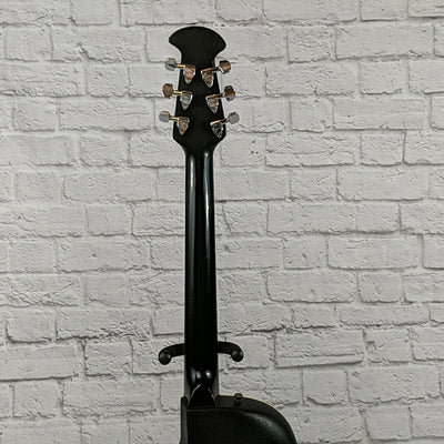 Ovation Celebrity Acoustic CC-057 Gloss Black Shallow Body W/ Hard Shell Case