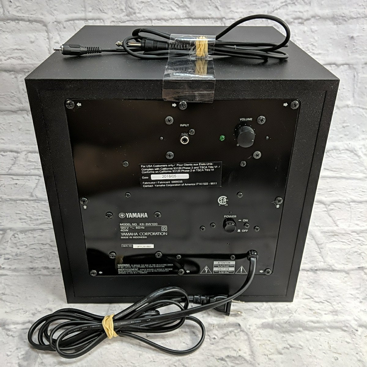 Yamaha KS-SW100 Subwoofer