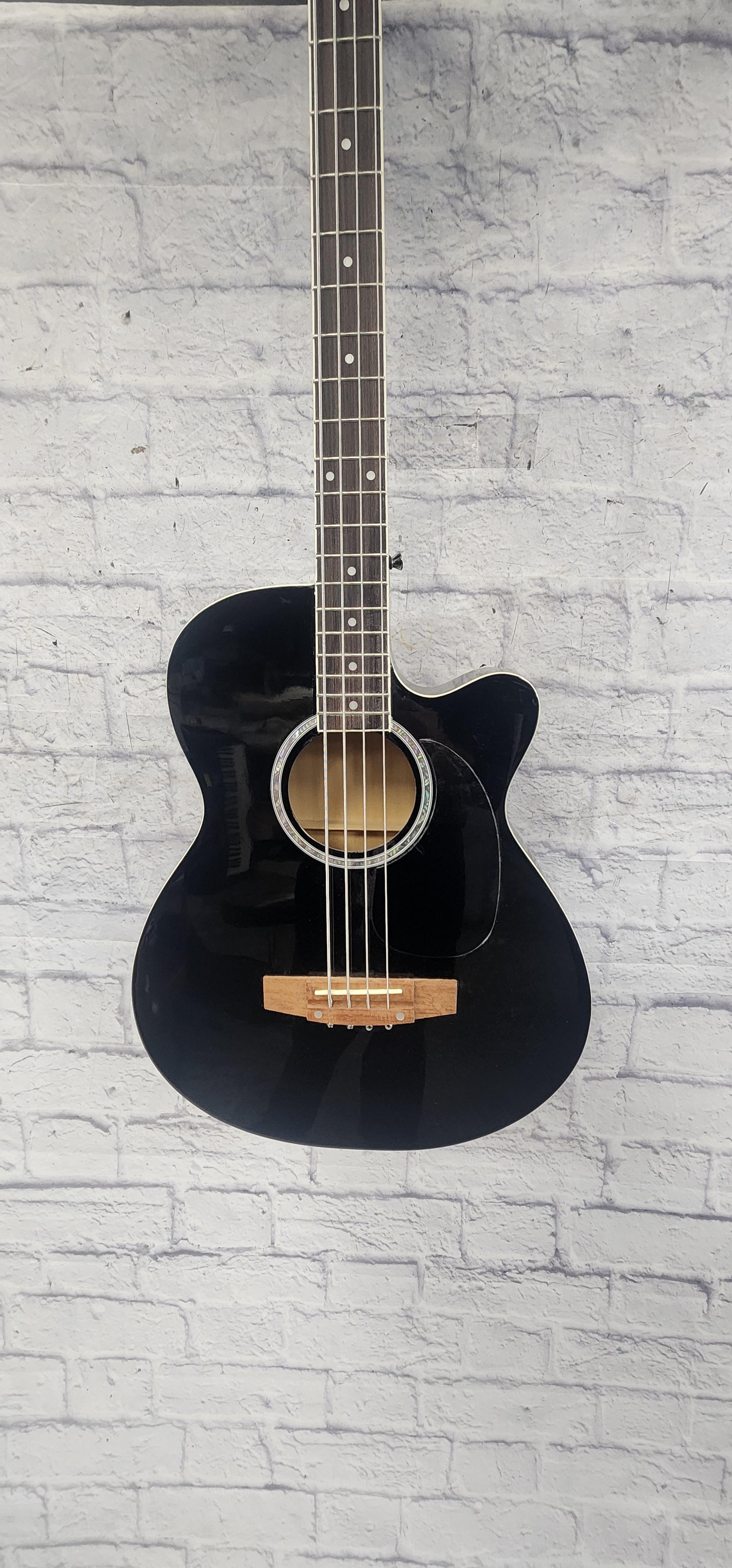 Unknown Short Scale 4 String Acoustic Bass 4 String Bass Guitar