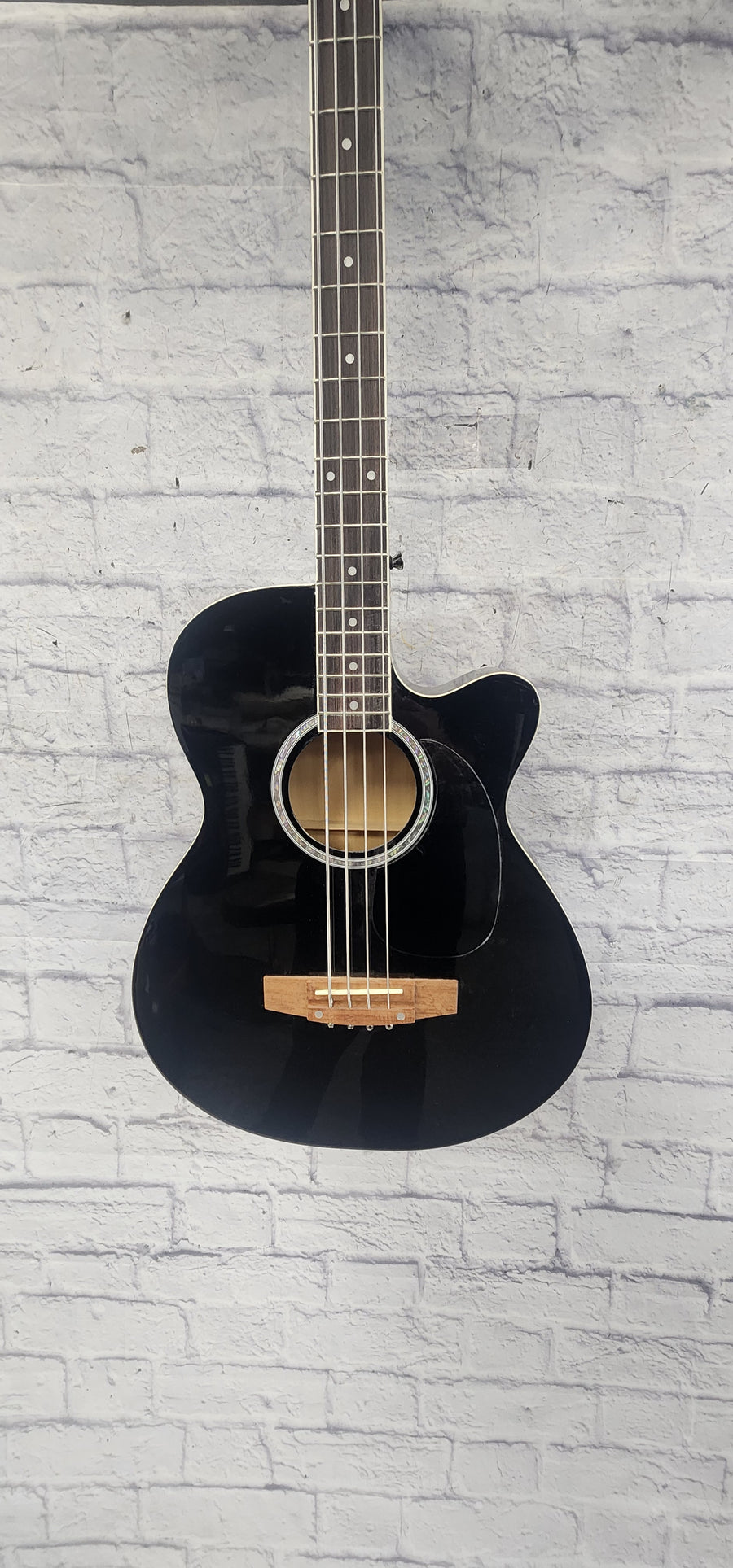 Unknown Short Scale 4 String Acoustic Bass 4 String Bass Guitar