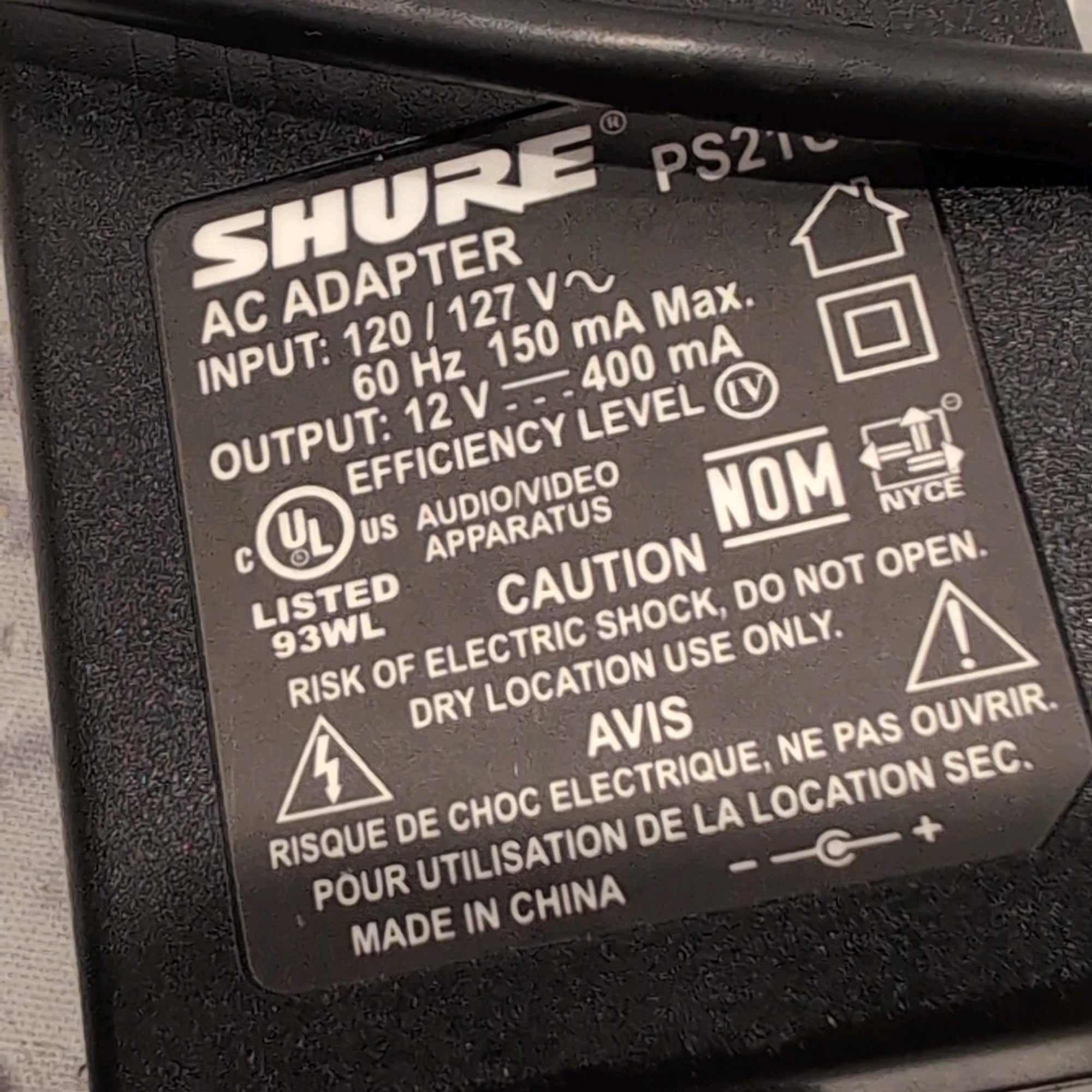 Shure PG4 PG1 536-548mhz Wireless Instrument Outfit