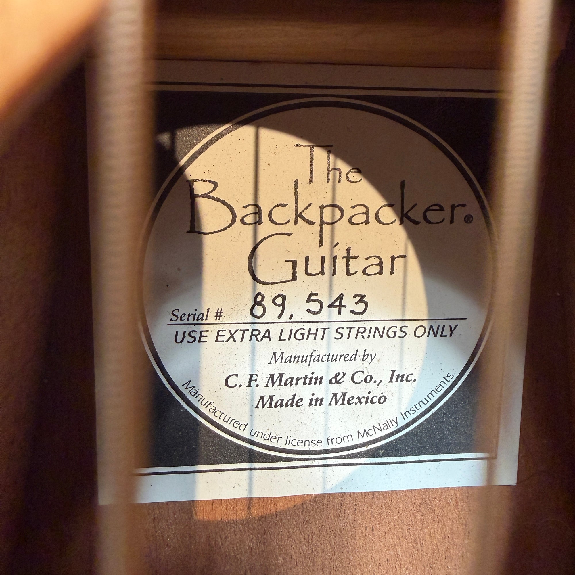 Martin The Backpacker Guitar w/ Bag