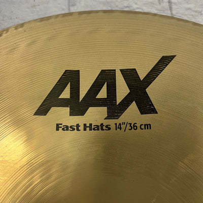 Sabian 14 AAX Fast Hats Hi Hat Cymbal Pair