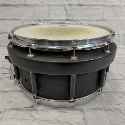 Stingray Percussion Black Fiberglass Snare Drum 14x5.5 Snare