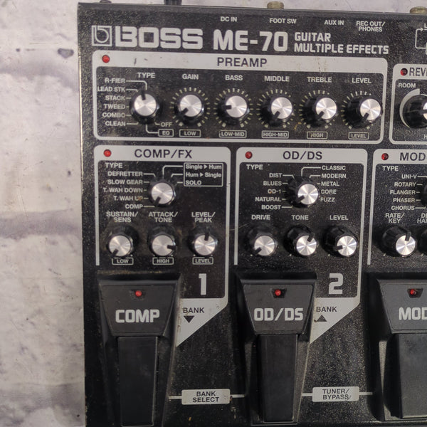 Boss ME70 Multi Effects Pedals Evolution Music