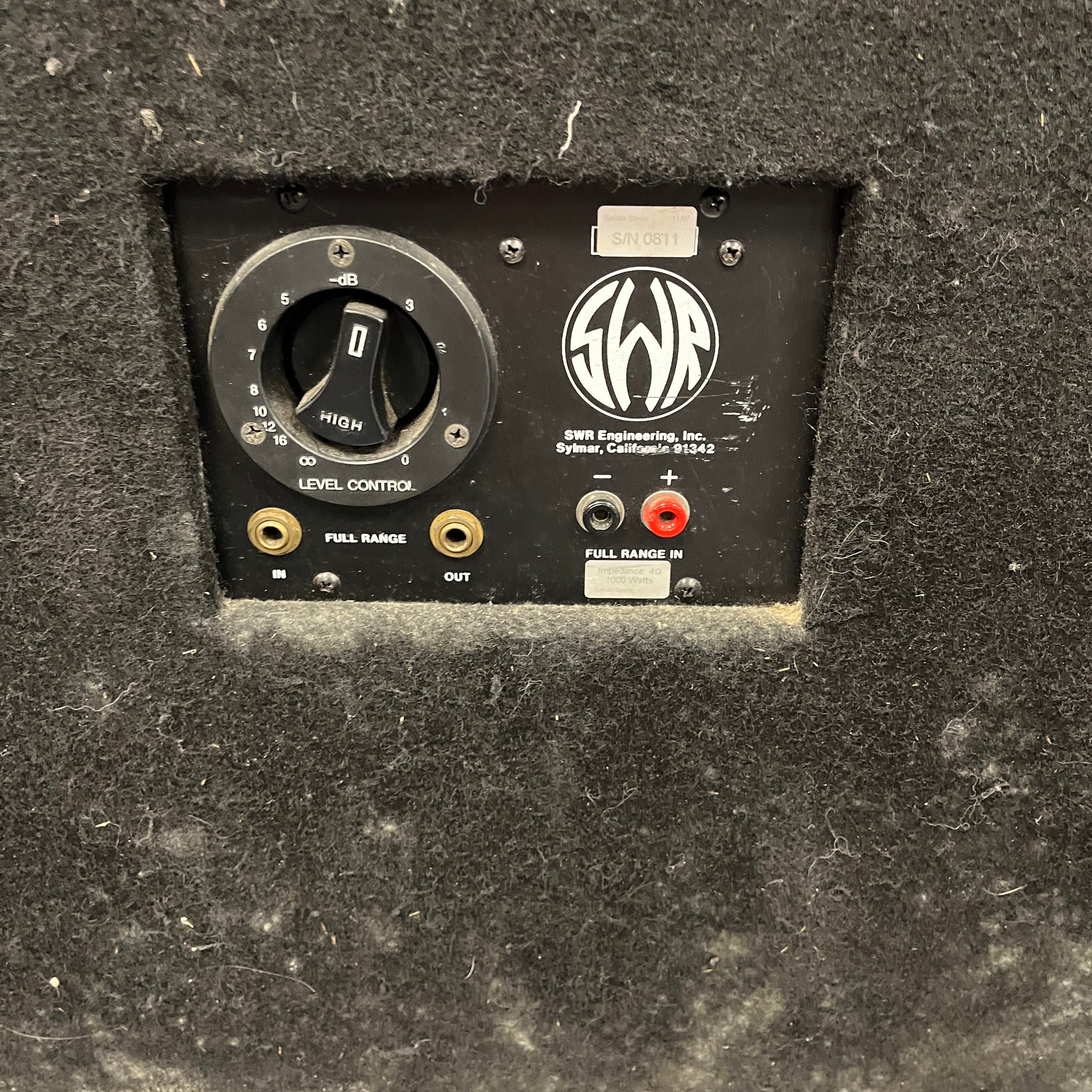 SWR Goliath 6x10 1000 watt Bass Cab