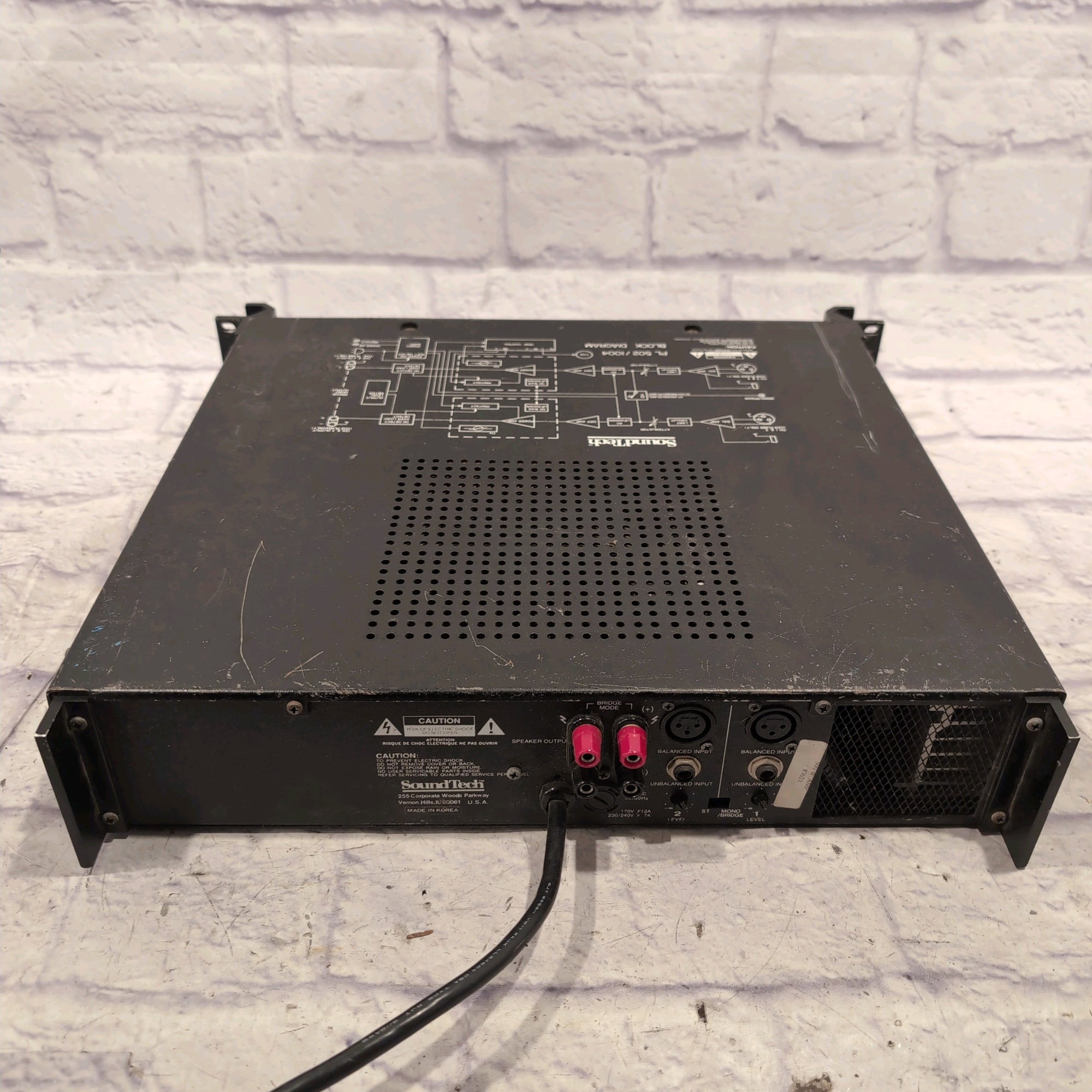 Soundtech PL502 2-channel Pro Stereo Power Amplifier 500 Watts