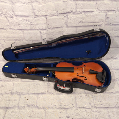 Cremona SV-50 Novice Violin Outfit – 3/4 Size – Student Violin for Beginners with Hard Case