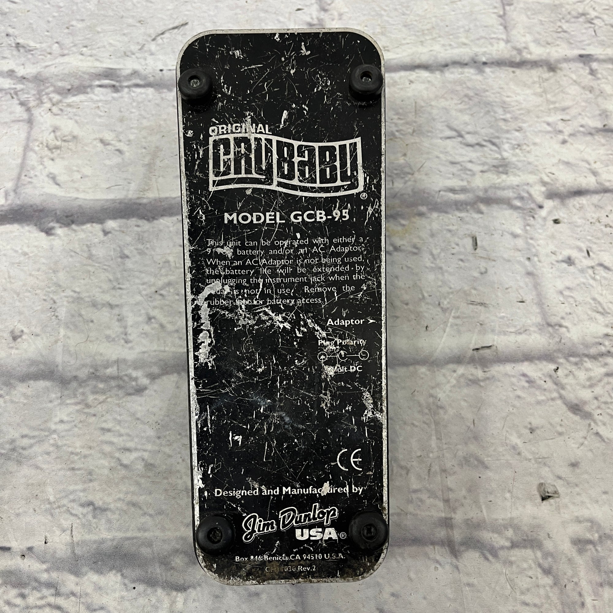 Jim Dunlop Crybaby GCB-95 Wah Pedal