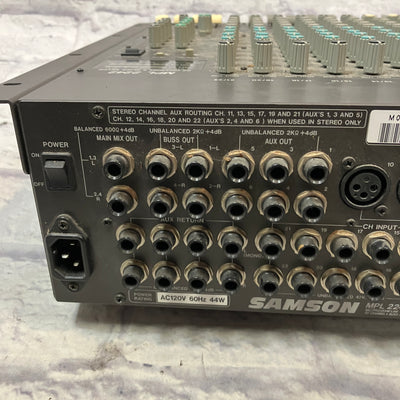 Samson MPL 2242 22 Channel Mixer