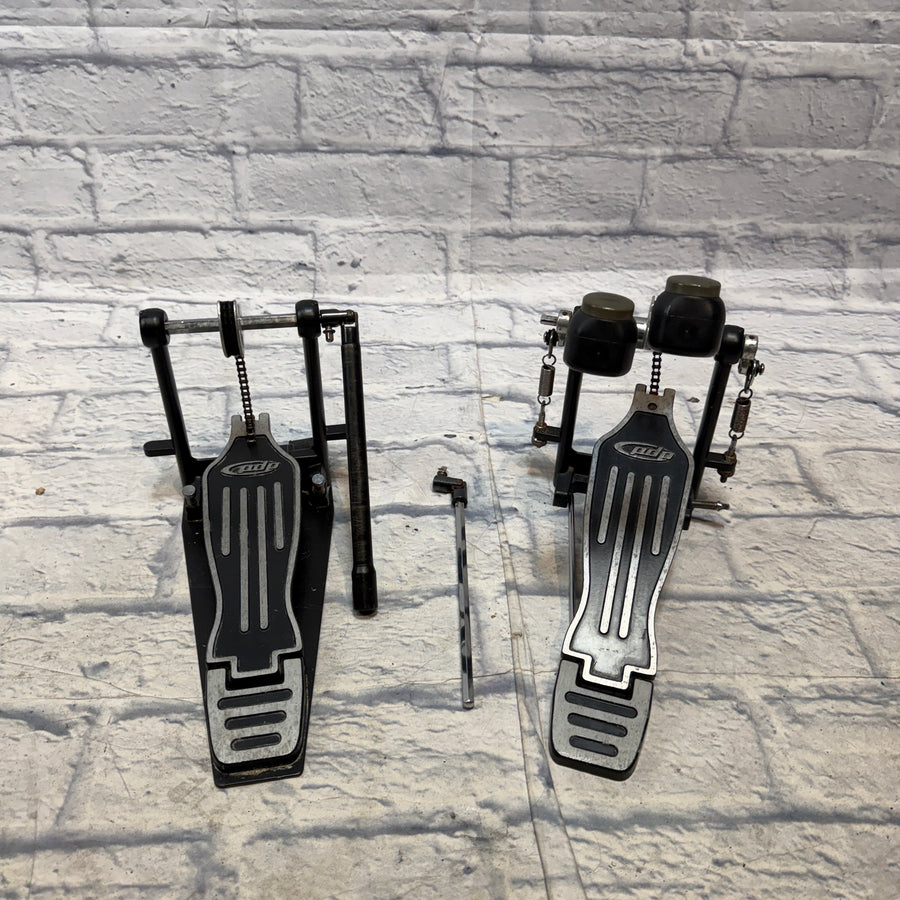 PDP Pacific Drums & Percussion Double Bass Drum Kick Pedal - AS IS for parts or repair