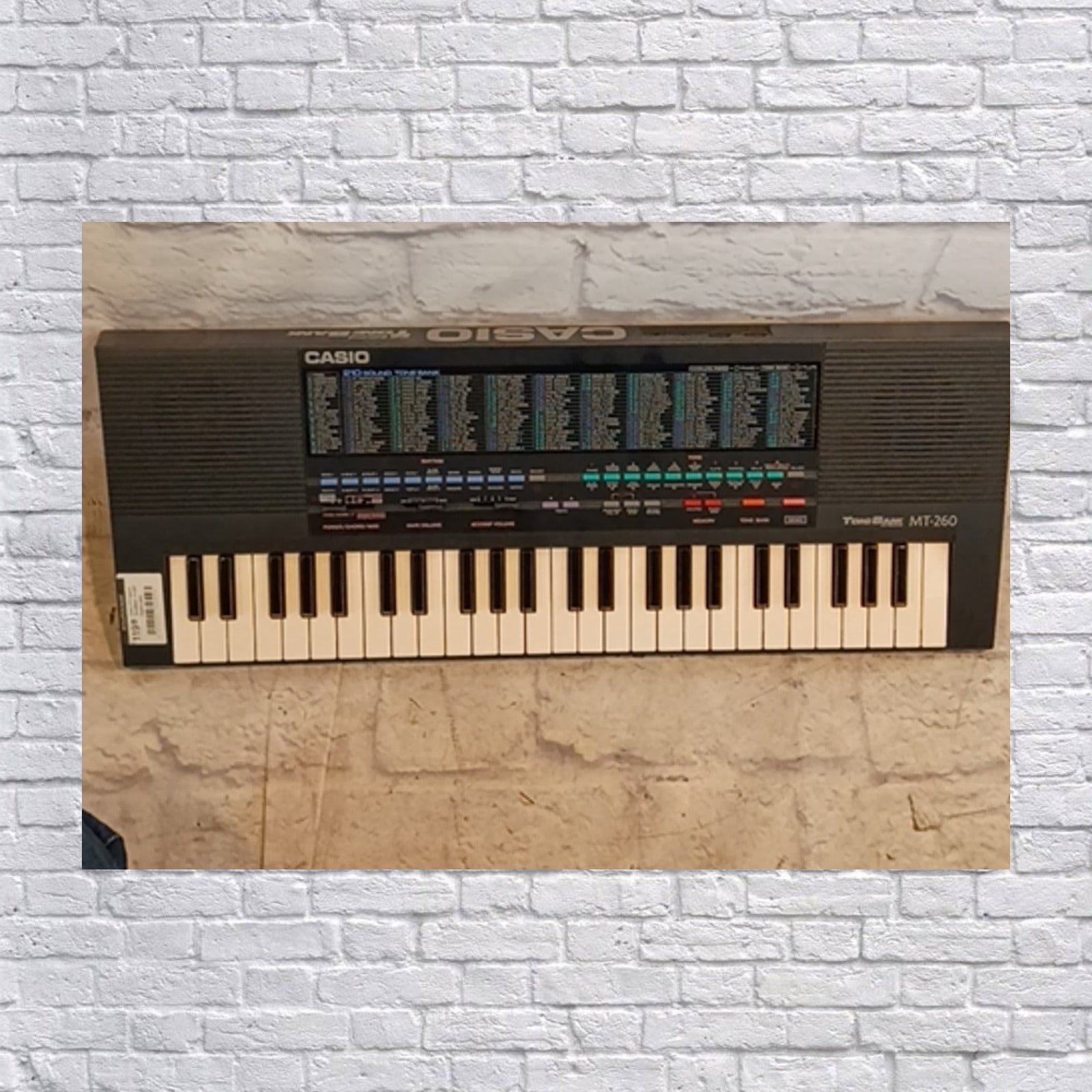 Casio 210 sound ToneBank  mt-260 Digital piano