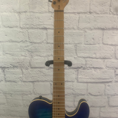 Schecter PT Pro Transparent Blue Burst Electric Guitar