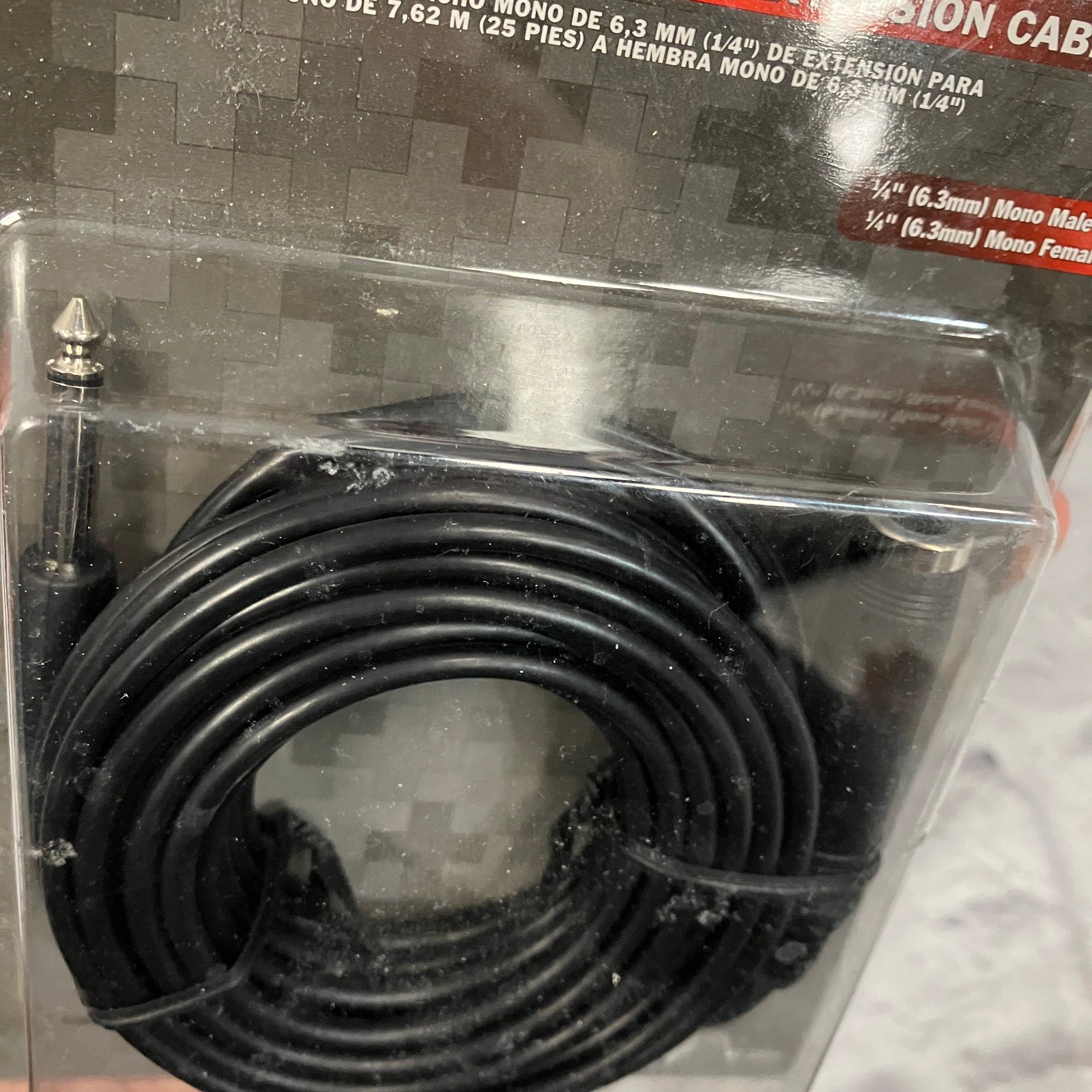 Radio Shack 25ft 1/4f to 1/4m Extension Cable