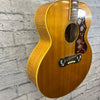 Gibson Vintage 1960s J200 Jumbo Acoustic with Cowboy Tooled Leather Case