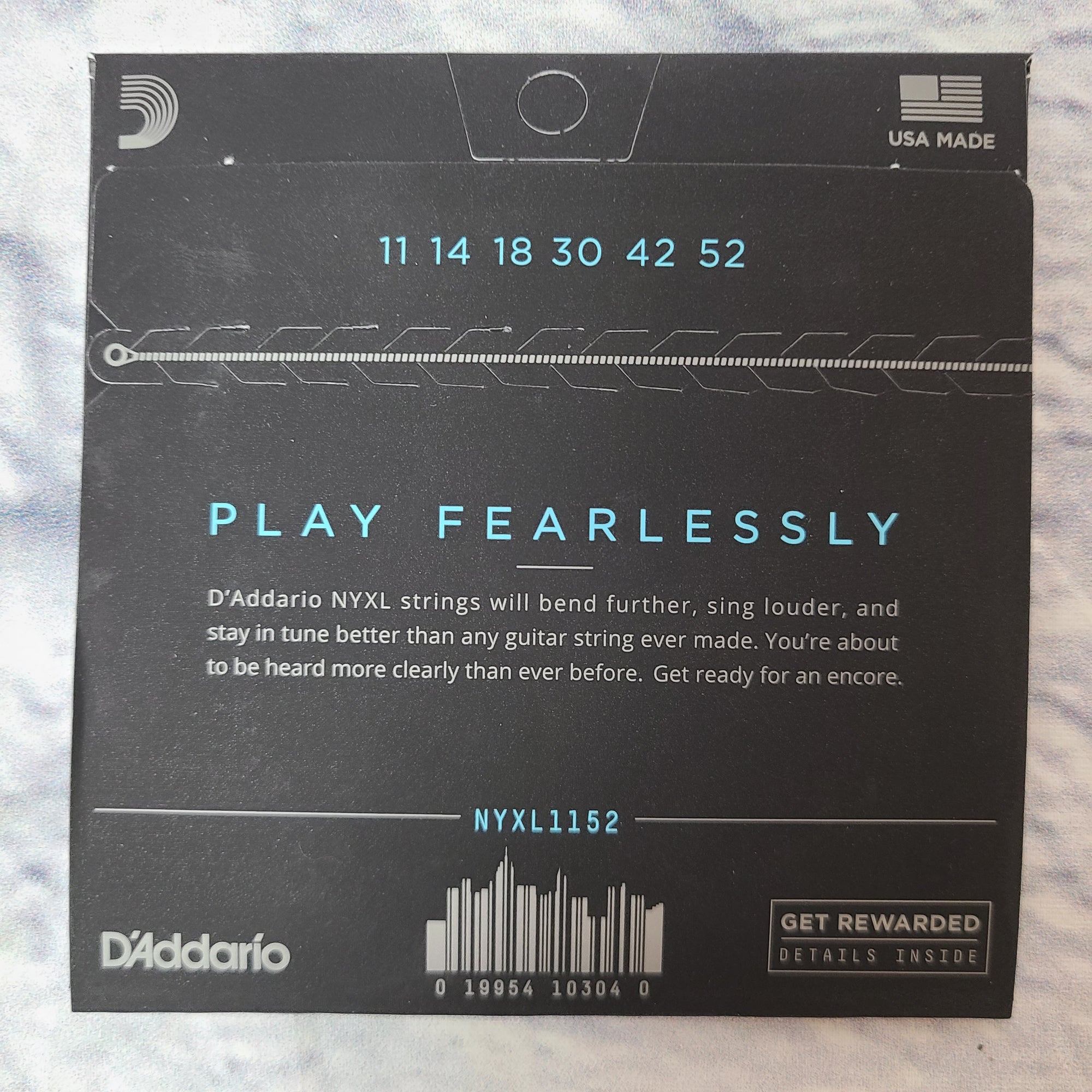 D'Addario NYXL 11/52 Electric Guitar Strings NYXL1152