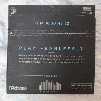 D'Addario NYXL 11/52 Electric Guitar Strings NYXL1152