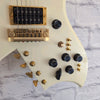 BC Rich USA Bich Supreme Custom Shop 2007 Glitter Rock White 10 String Guitar w/OHSC