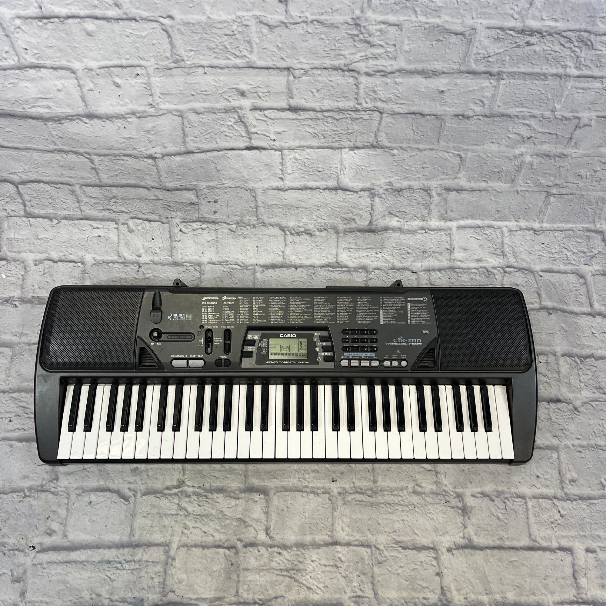 CASIO CTK-700 キーボード ・ コード有 Casio CTK-700 61-Key Keyboard - Evolution Music