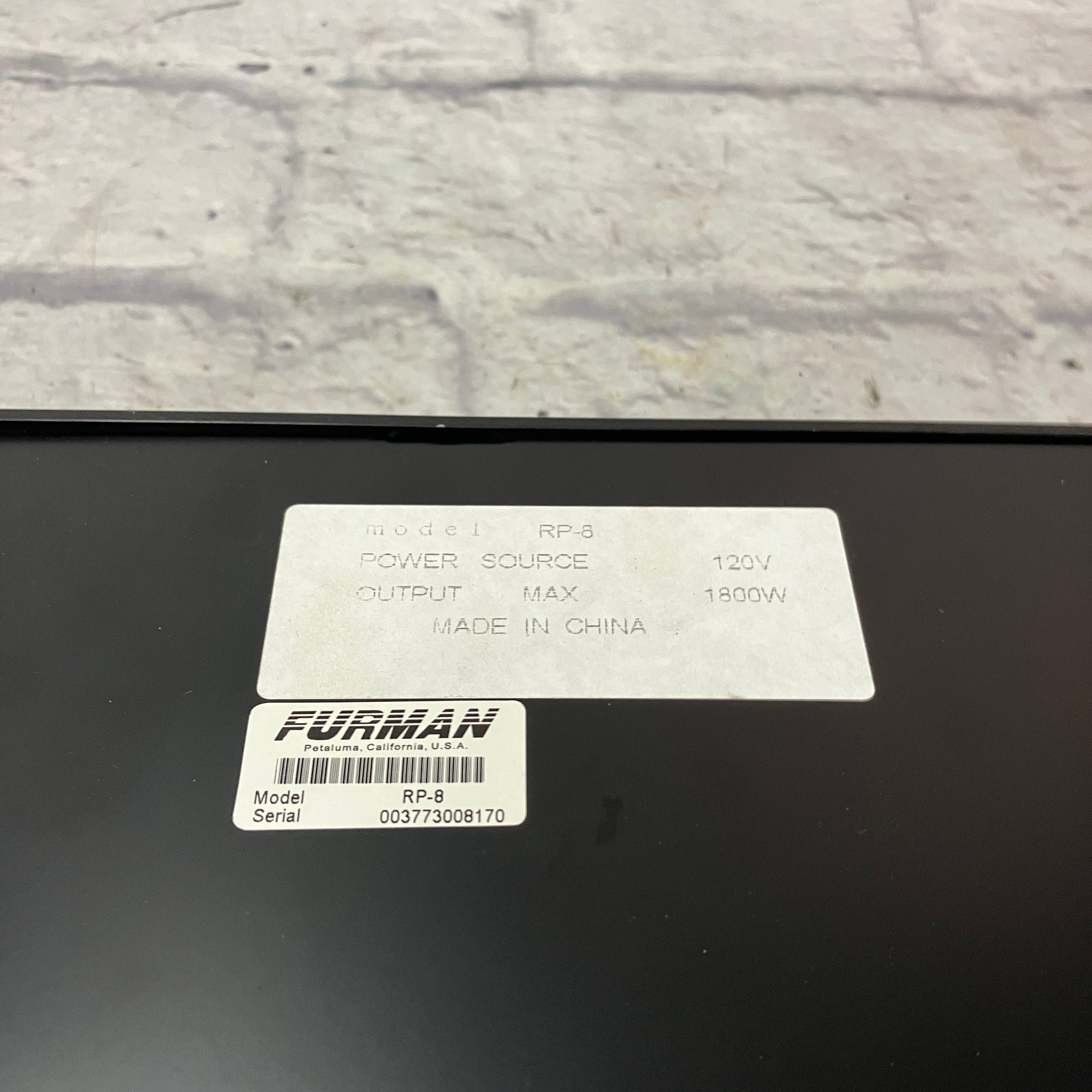 Furman RP-8 Power Conditioner