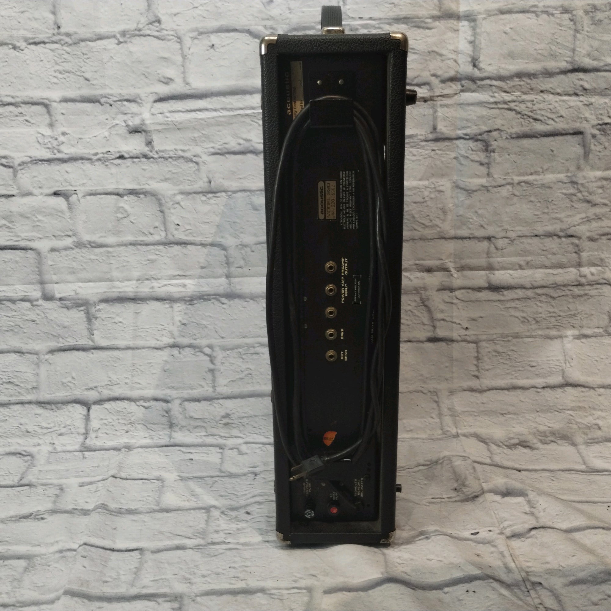 Acoustic 220 Bass Head Amplifier